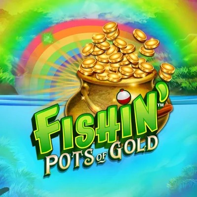 Official Slots logo: Fishin Pots Of Gold by Gameburger Studios at Gransino Casino